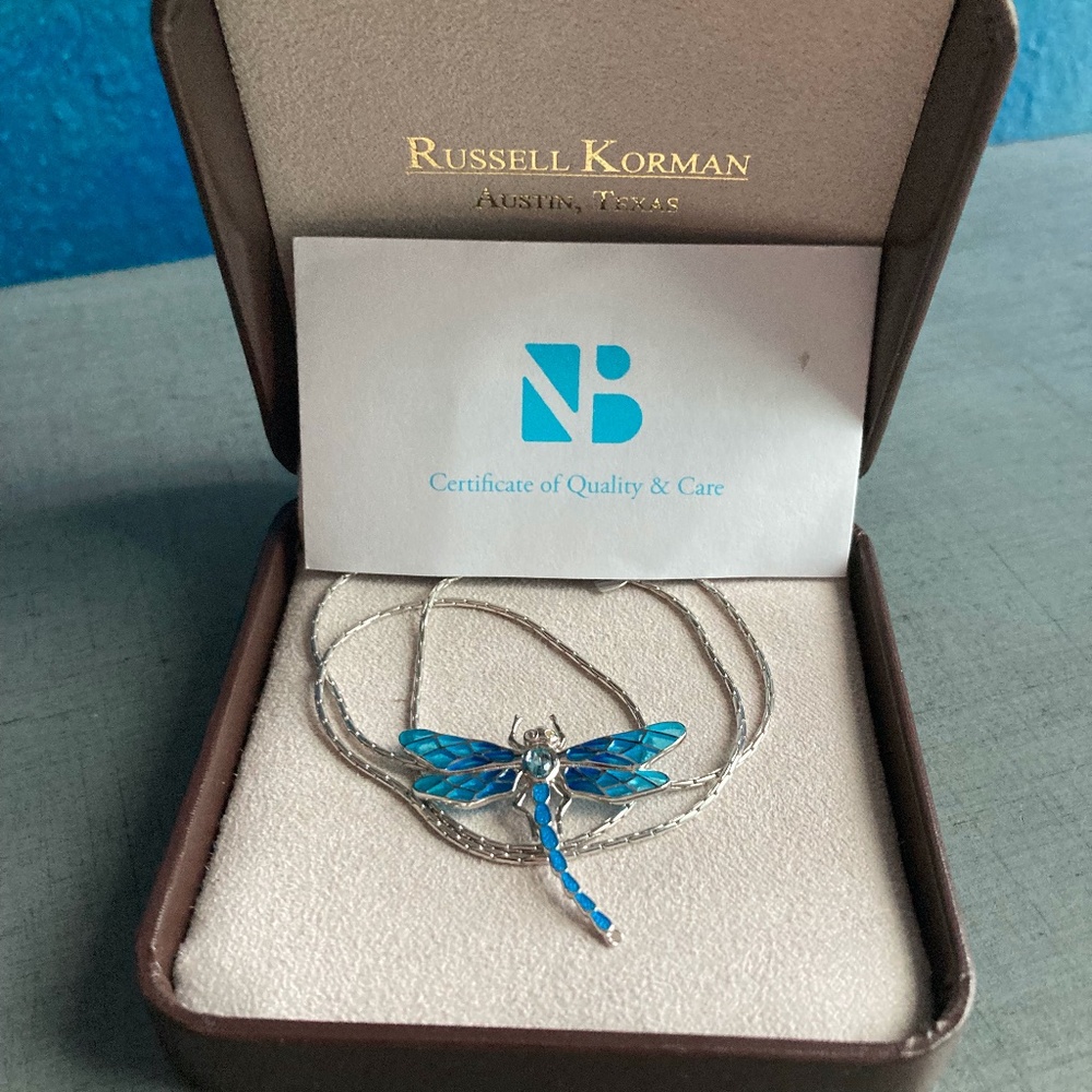 Nicole Barr Dragon Fly  necklace